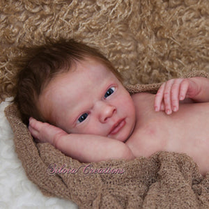 *Realborn® Clyde Awake (18" Reborn Doll Kit)